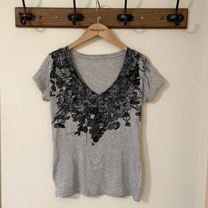 Converse Brand Grayscale V-Neck!